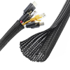 Braided Cable Sleeving Pet Self-Close Sleeve Self Closing Twist Tube Self Wrap Braided Sleeving